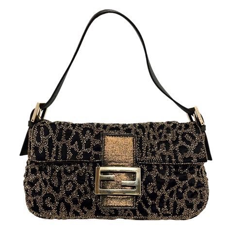 fendi cheetah baguette|fendi handbags.